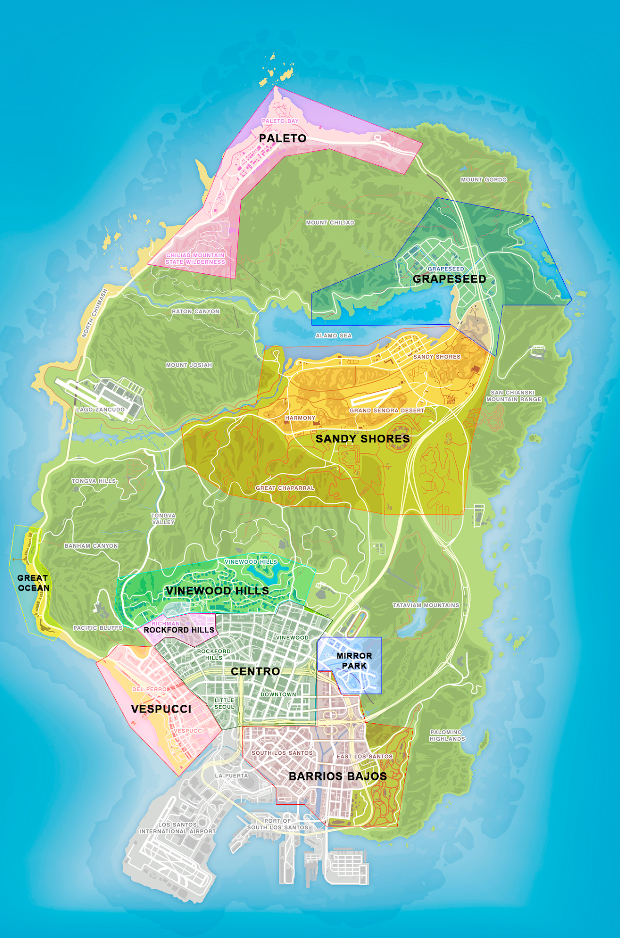 Mapa de Zonas de Housing
